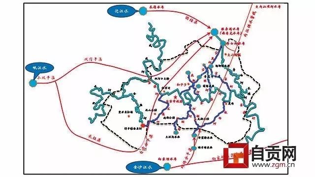 自贡城区人口_...群的4 个百万人口城市